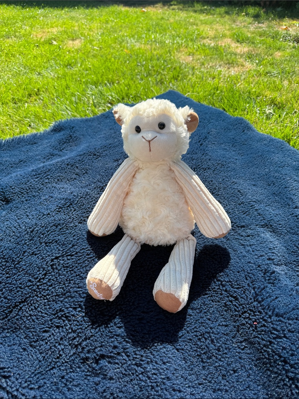 Scentsy buddy Plush Cream Lamb Soft Toy - Kids Plush Comforter